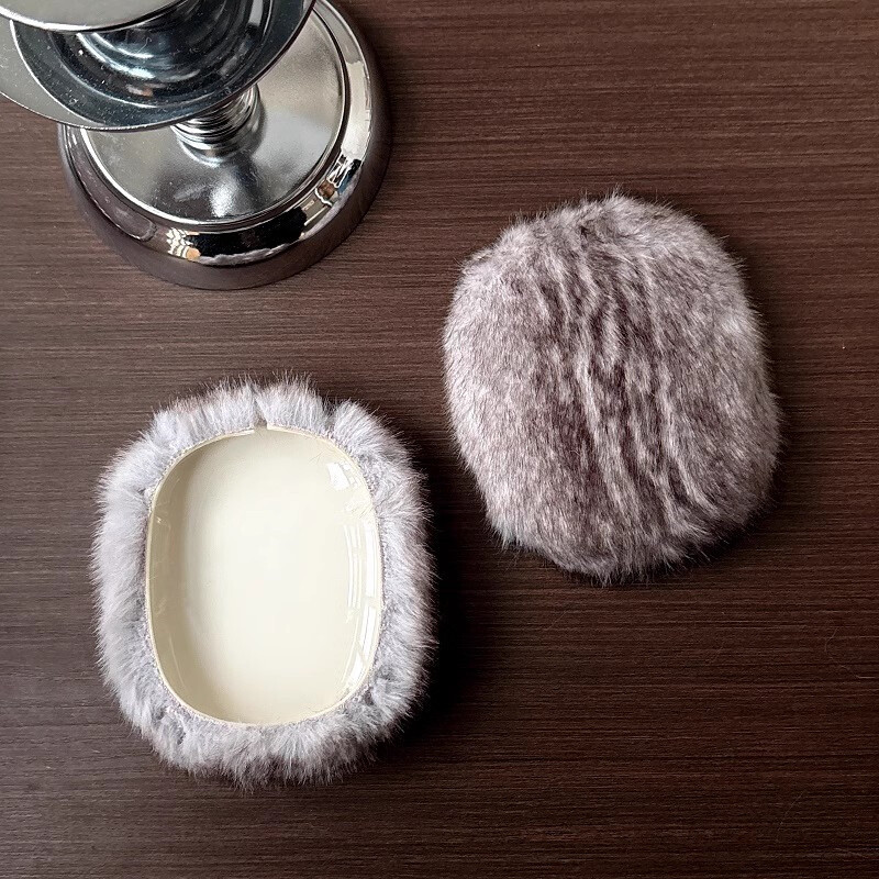 Moda jesen zima slatka plišana dlakava futrola za Airpods Max mekana slušalica Kawaii modni dodaci zaštitna navlaka