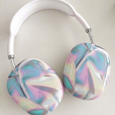 Water ripple šareni ins imd torbica za slušalice poklopac za slušalice za apple airpodmax art kapa za slušalice za airpods max conque