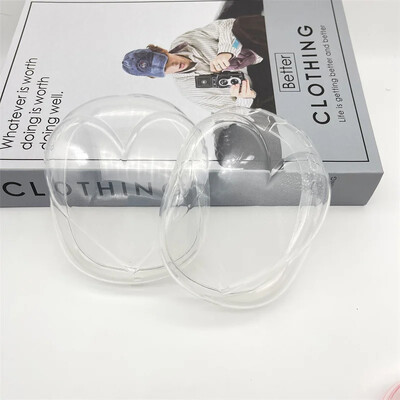 Kvaliteetne 3D Love Heart kaitsev ümbris, mis sobib Apple Airpods Max kõrvaklappide ümbrisega, läbipaistev TPU kestaga kõrvaklappide tarvikud