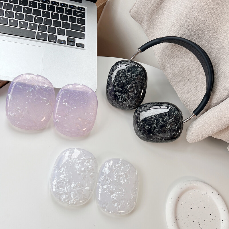 Prikladno za Apple Airpods Max zaštitnu torbicu, prozirnu TPU mekanu školjku, Bluetooth slušalicu sa slušalicama, moderan i trendi a