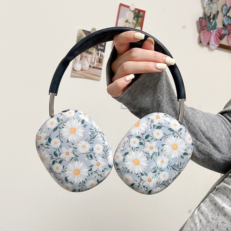 Prikladno za Apple Airpods Max zaštitnu torbicu, prozirnu TPU mekanu školjku, Bluetooth slušalicu sa slušalicama, moderan i trendi a