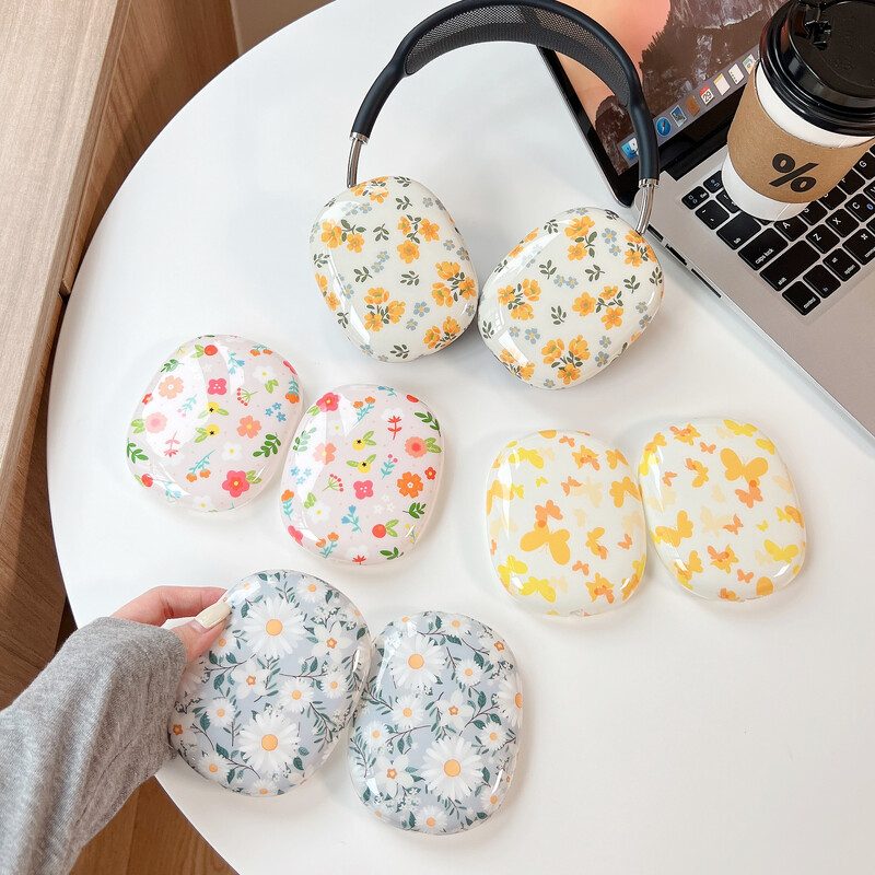 Prikladno za Apple Airpods Max zaštitnu torbicu, prozirnu TPU mekanu školjku, Bluetooth slušalicu sa slušalicama, moderan i trendi a