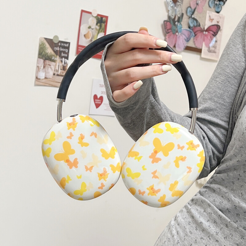 Prikladno za Apple Airpods Max zaštitnu torbicu, prozirnu TPU mekanu školjku, Bluetooth slušalicu sa slušalicama, moderan i trendi a