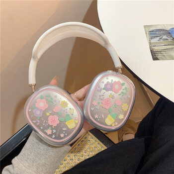 Χαριτωμένη πρωινή θήκη για ακουστικά AirPods Max, Clear Soft Skin Anti-Scratch, Εξαιρετικά Προστατευτικό κάλυμμα για Apple AirPods Max