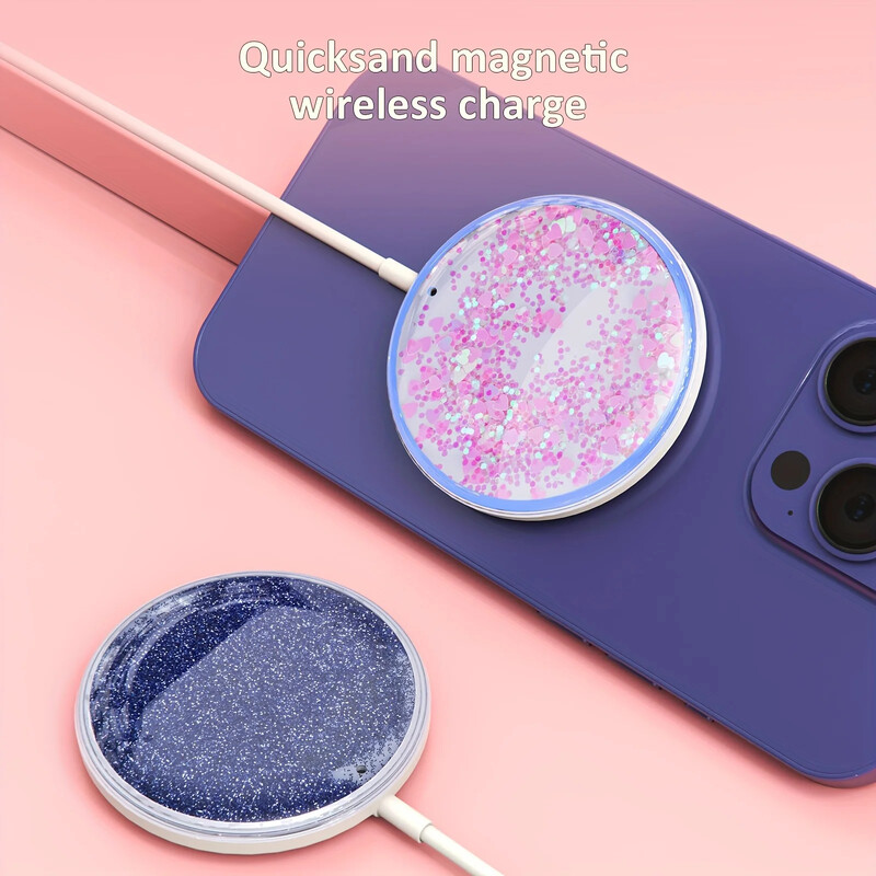 Snažni magnetski bežični punjač 15W brzi bežični punjač za iPhone 15 14 13 12 11 Pro Mini Plus ProMax Samsung S23 S22