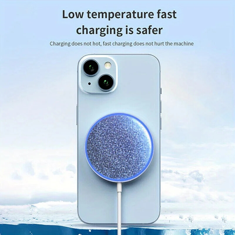 Snažni magnetski bežični punjač 15W brzi bežični punjač za iPhone 15 14 13 12 11 Pro Mini Plus ProMax Samsung S23 S22