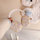 НОВ корейски сладък летен флорален защитен калъф за слушалки Airpods Max, мек силикон за слушалки Apple Airpods Max