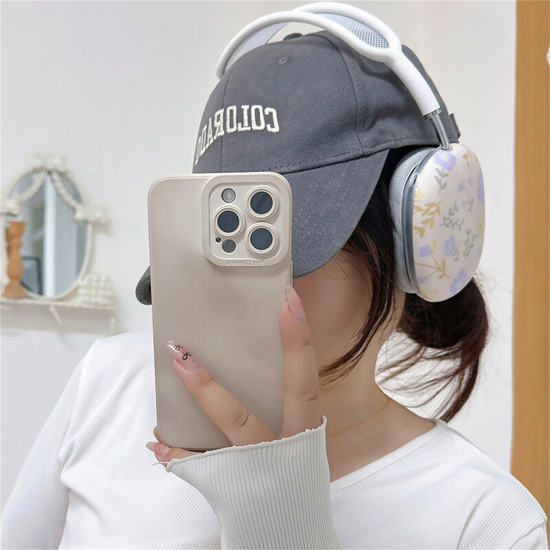 НОВ корейски сладък летен флорален защитен калъф за слушалки Airpods Max, мек силикон за слушалки Apple Airpods Max