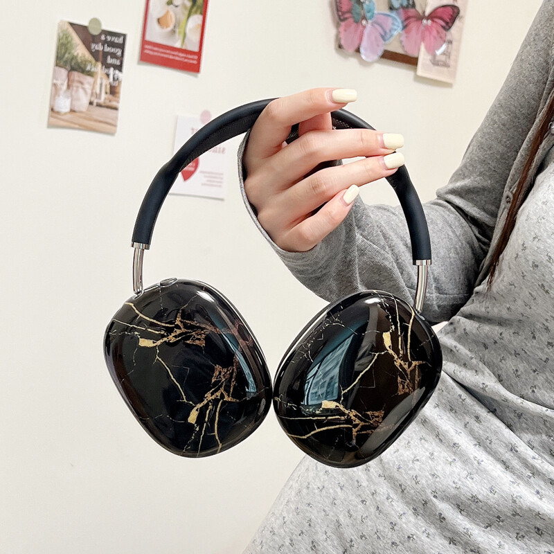 Prikladno za Apple Airpods Max zaštitnu torbicu, prozirnu TPU mekanu školjku, Bluetooth slušalicu sa slušalicama, moderan i trendi a