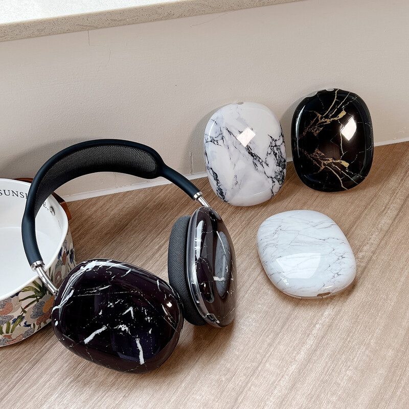 Prikladno za Apple Airpods Max zaštitnu torbicu, prozirnu TPU mekanu školjku, Bluetooth slušalicu sa slušalicama, moderan i trendi a