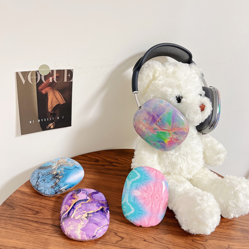 Prikladno za Apple Airpods Max zaštitnu torbicu, prozirnu TPU mekanu školjku, Bluetooth slušalicu sa slušalicama, moderan i trendi a