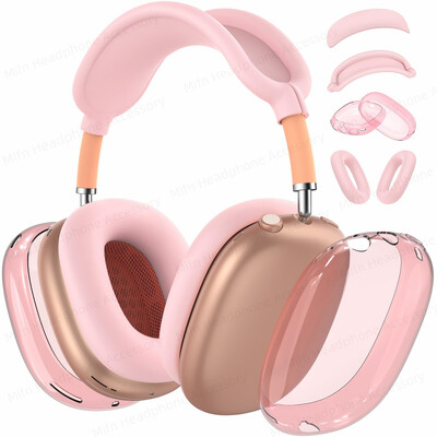 Nova maska za airpod max2 2024 Zaštitna futrola za bežične Bluetooth slušalice prozirna silikonska maska za žene za airpods max