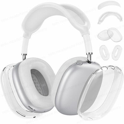 Nova maska za airpod max2 2024 Zaštitna futrola za bežične Bluetooth slušalice prozirna silikonska maska za žene za airpods max