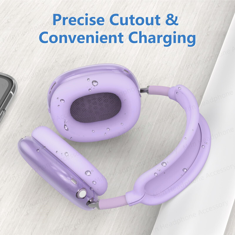 Nova maska za airpod max2 2024 Zaštitna futrola za bežične Bluetooth slušalice prozirna silikonska maska za žene za airpods max