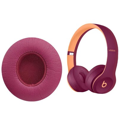 Ανταλλακτικά Earpads για Beats Solo 2 & 3 by Wicked Cushions Earpads for Beats Solo3 Wireless ON-Ear Headphones -Λευκή εκτύπωση