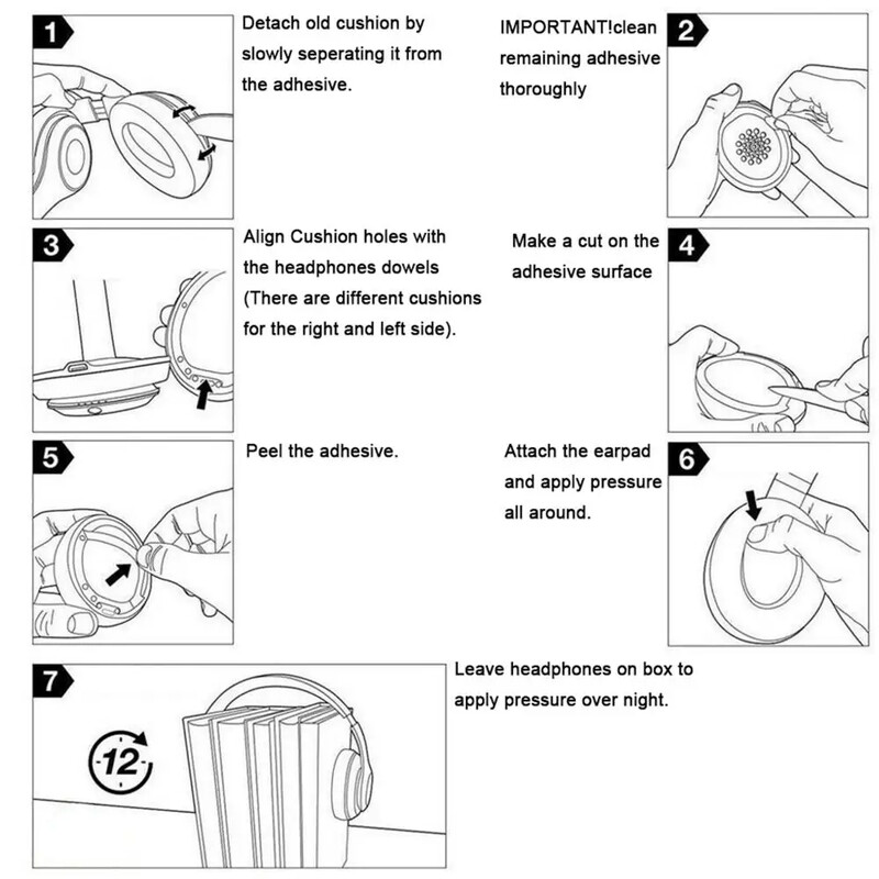 Ανταλλακτικά Earpads για Beats Solo 2 & 3 by Wicked Cushions Earpads for Beats Solo3 Wireless ON-Ear Headphones -Λευκή εκτύπωση