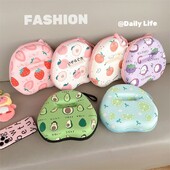 Za primjenjivo na Apple Airpodsmax Bluetooth slušalice Cartoon Storage Bag Anti-fall Hard Shell Zaštitna torbica Voćni uzorak