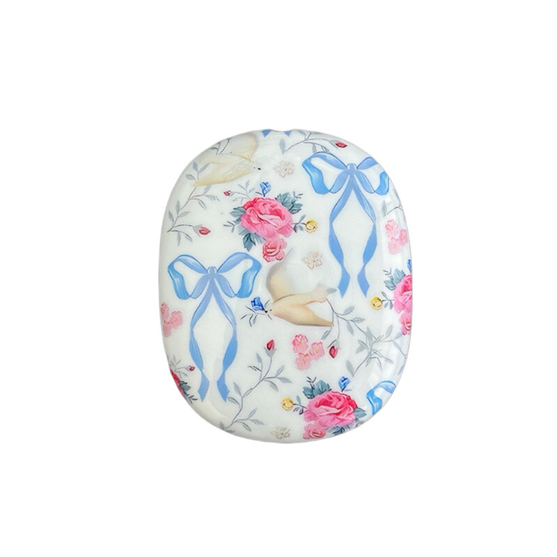 Wildflower wf Rose Scarves bird лента за глава Phone Earphone Case for AirPods Max Wireless earphones Headset Protective Sleeve Cover