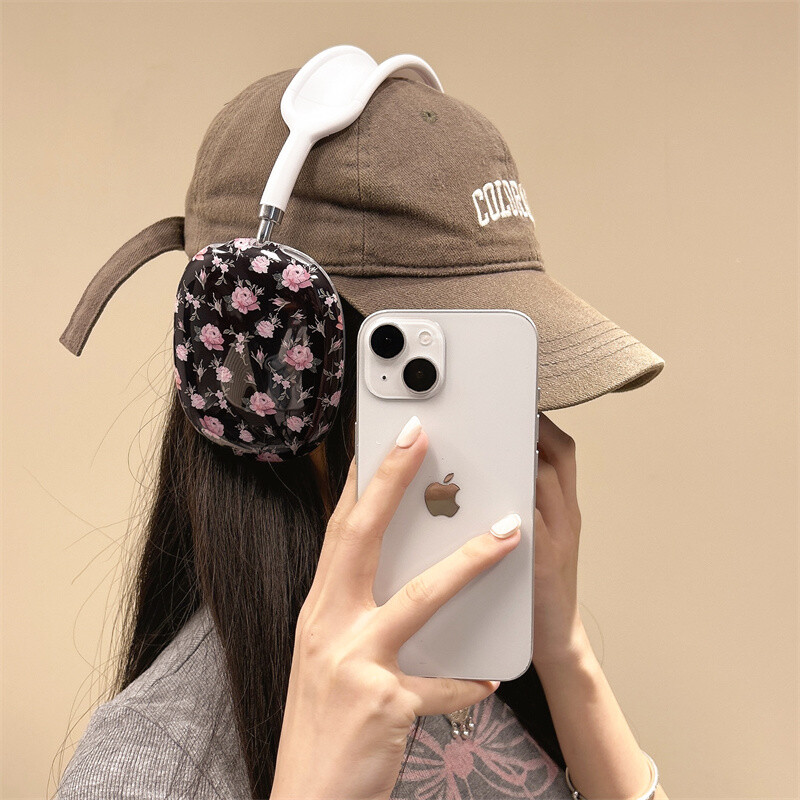 Wildflower wf žbunasti cvijet božura Traka za glavu Torbica za telefonske slušalice za AirPods Max Bežične slušalice Poklopac za slušalice