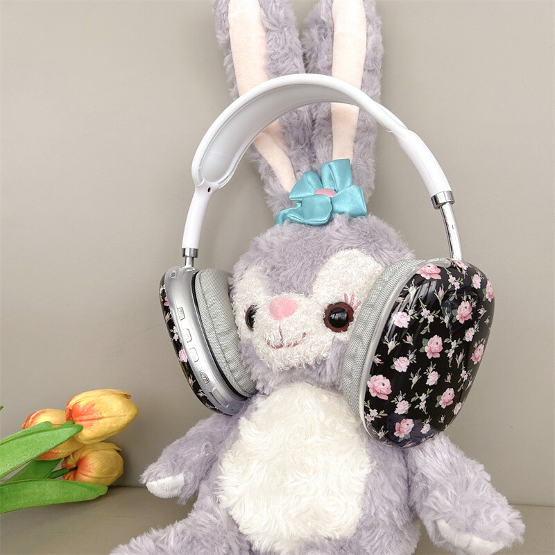 Wildflower wf žbunasti cvijet božura Traka za glavu Torbica za telefonske slušalice za AirPods Max Bežične slušalice Poklopac za slušalice