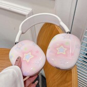Imd torbica za slušalice za apple airpods max crtić slatke zvijezde sjajna cool maska za airpodsmax otporna na udarce fundas