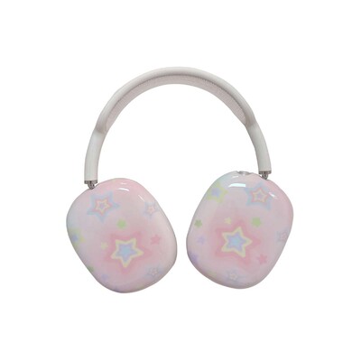 Imd torbica za slušalice za apple airpods max crtić slatke zvijezde sjajna cool maska za airpodsmax otporna na udarce fundas