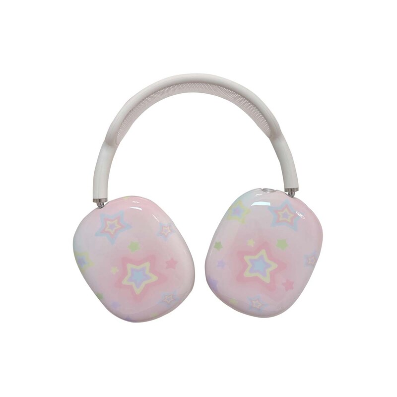 Imd torbica za slušalice za apple airpods max crtić slatke zvijezde sjajna cool maska za airpodsmax otporna na udarce fundas