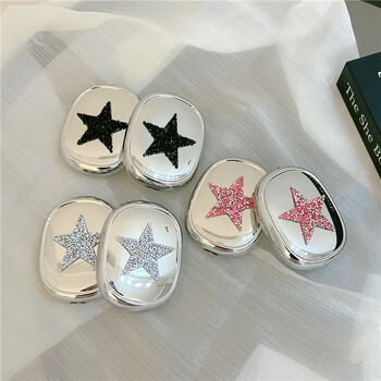 Επιμεταλλωμένο κάλυμμα Glitter Stars για AirPods Max, θήκη ασύρματων ακουστικών, προστατευτικό μανίκι, σετ 2 τμχ