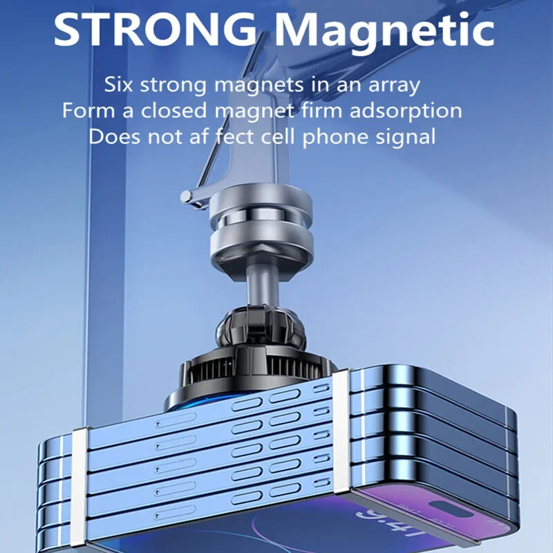 30 W ledo aušinimo magnetinis belaidis automobilinis įkroviklis, skirtas iPhone15 14 13 12 Pro Max MacSafe automobilinio telefono laikiklis greito įkrovimo stotelė