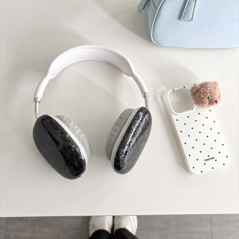 Cool sjajna blještava školjkasta torbica za slušalice za apple airpods max visokokvalitetna zaštitna maska za slušalice za airpodsmax