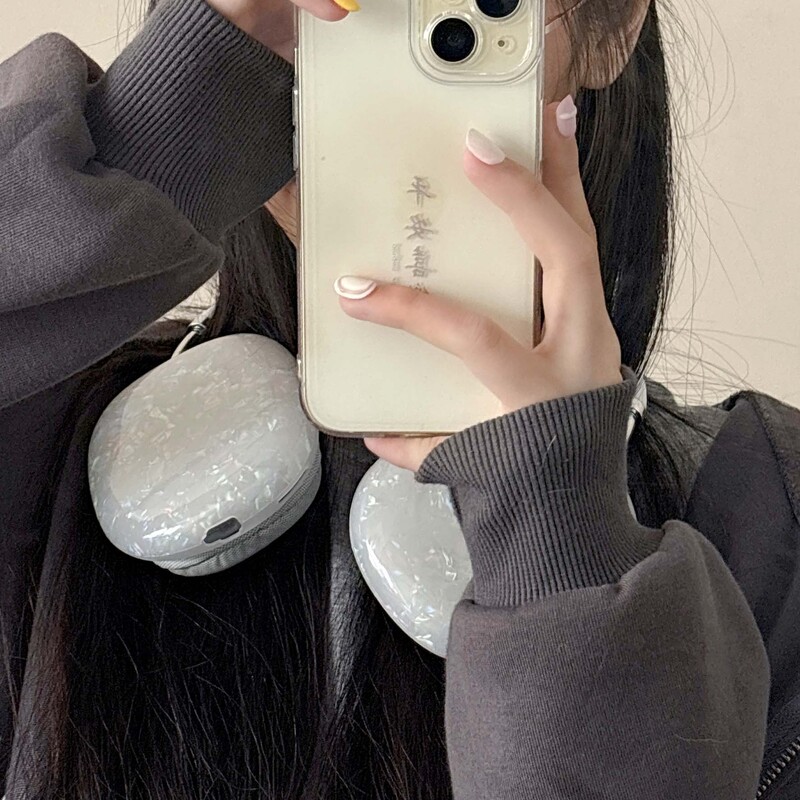 Cool sjajna blještava školjkasta torbica za slušalice za apple airpods max visokokvalitetna zaštitna maska za slušalice za airpodsmax