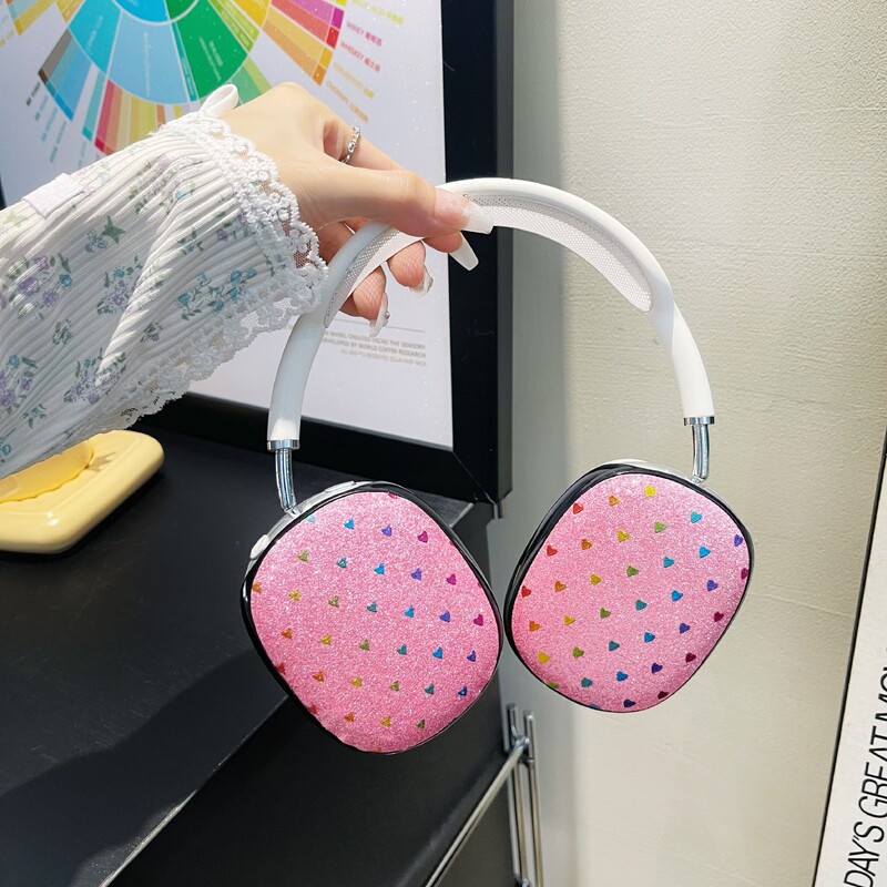 Za Airpods MaxEarphone Smart Protective Cover Izdržljiva svjetlucava kožna torbica za slušalice, udobna dodatna oprema za slušalice