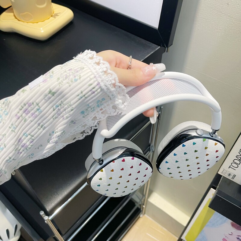 Za Airpods MaxEarphone Smart Protective Cover Izdržljiva svjetlucava kožna torbica za slušalice, udobna dodatna oprema za slušalice