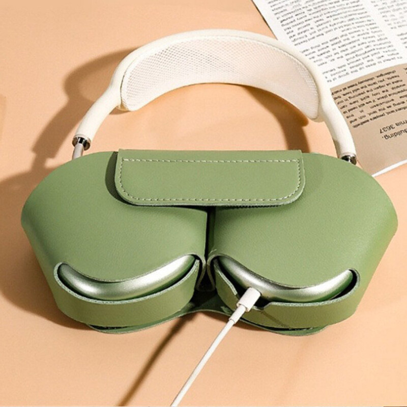 „Airpods Max“ ausinių apsauginis dangtelis Minkštas odinis dėklas nuo kritimo ir įbrėžimų Ausinių priedai „Airpods Max“