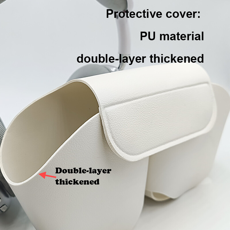 „Airpods Max“ ausinių apsauginis dangtelis Minkštas odinis dėklas nuo kritimo ir įbrėžimų Ausinių priedai „Airpods Max“