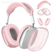 3 u 1 navlaka za AirPods Max TPU bežične slušalice, kućište otporno na udarce, zamjensko kućište, zaštitni poklopac za Air Pods Max 2021