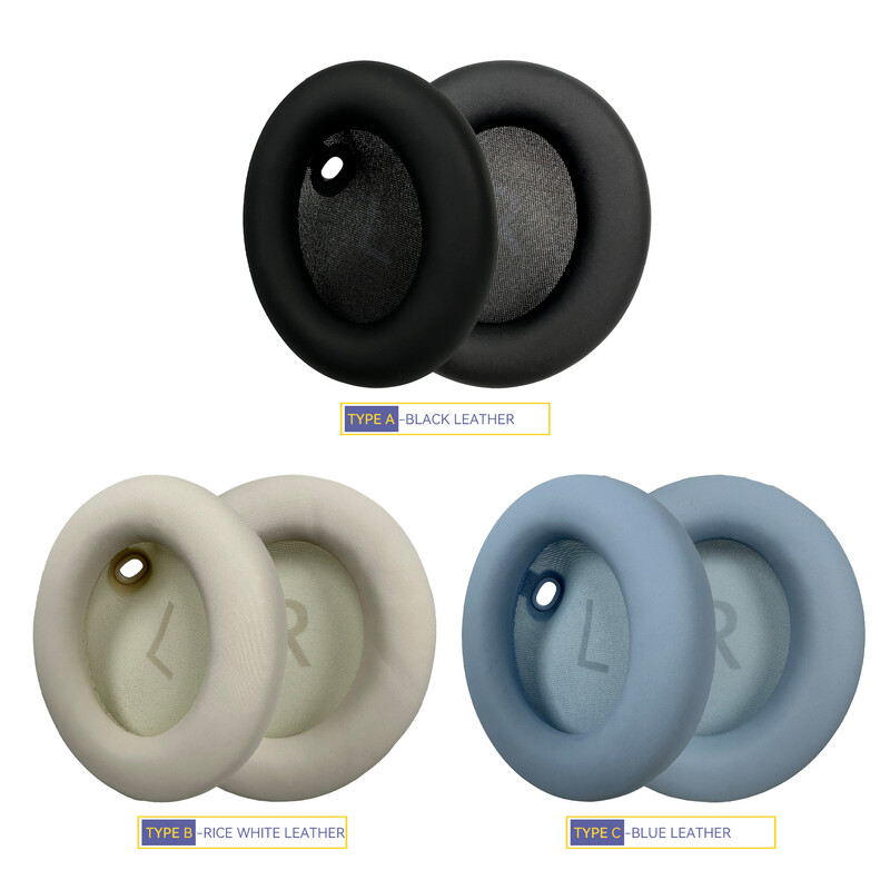 FIUNIE Резервни възглавнички за уши Подложки за Anker Soundcore Space One Слушалки Подложки за уши Наушници Ръкав Слушалки Лента за глава
