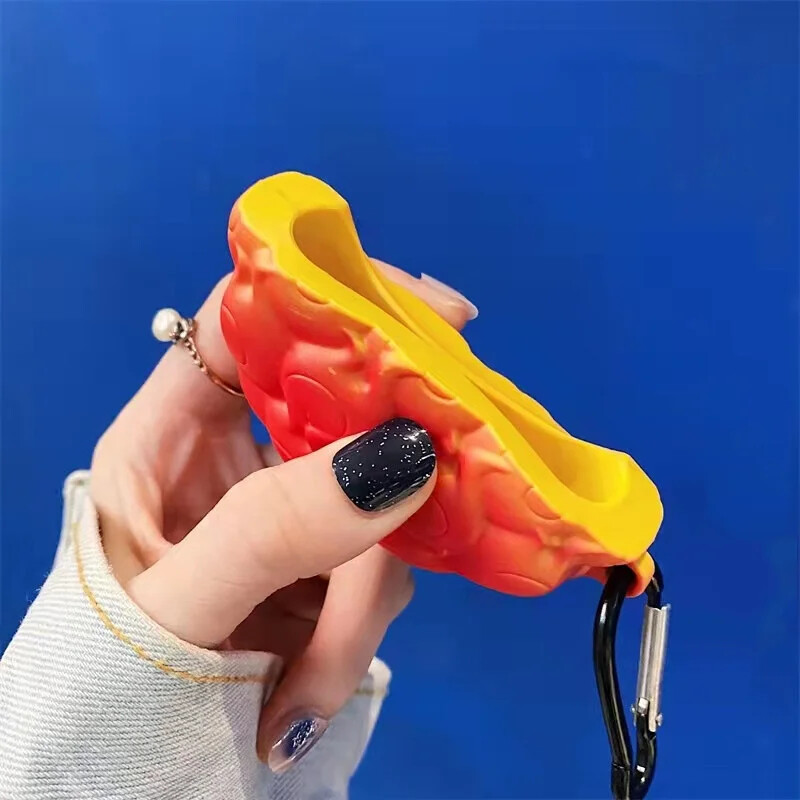 Японско аниме 3D Дяволски плод Силиконов калъф за слушалки за Airpods 3 4 Wrieless слушалки Защитно меко покритие за Airpods 1 2 Pro