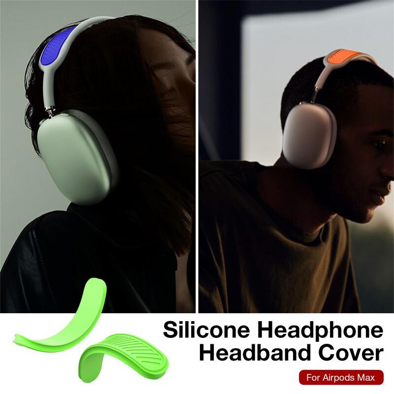 Navlaka za slušalice AirPods Max, periva, lagana fleksibilna silikonska jastučićna torbica Zaštitne navlake za slušalice