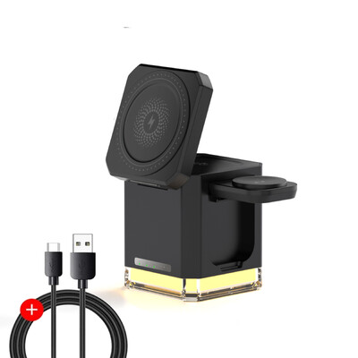 40W magnetski bežični stalak za punjač za Apple Watch AirPods Pro 3 2 iPhone 14 13 12 ProMax 4 u 1 sklopiva stanica za brzo punjenje