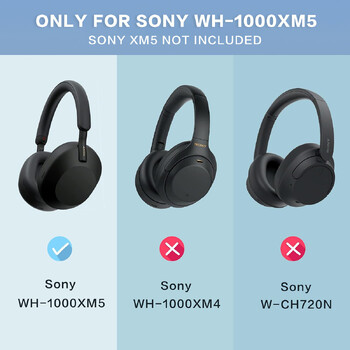 Για Sony WH-1000XM5 Προστατευτικό κάλυμμα σιλικόνης ακουστικών / προστατευτικό κάλυμμα ακουστικών / προστατευτικό κάλυμμα ακουστικών