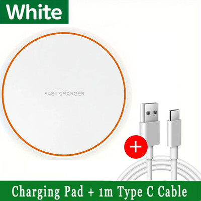 15W безжично зарядно устройство за iPhone 14 13 12 15 16 Pro XS Max Индукционна бърза безжична станция за зареждане за Samsung Xiaomi Huawei