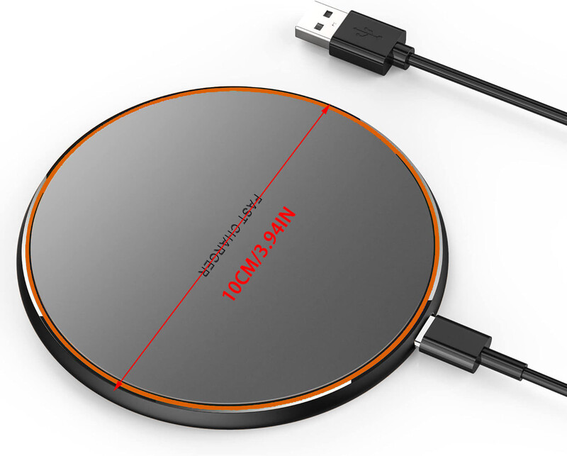 15W безжично зарядно устройство за iPhone 14 13 12 15 16 Pro XS Max Индукционна бърза безжична станция за зареждане за Samsung Xiaomi Huawei