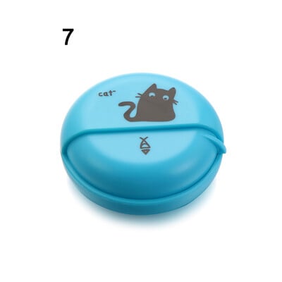 Carcasă pentru căști cu imprimare pentru pisici, 1 buc, organizator de cabluri multifuncțional, stocare rotativă, linie de date de protecție, cutie rotundă, acces pentru căști