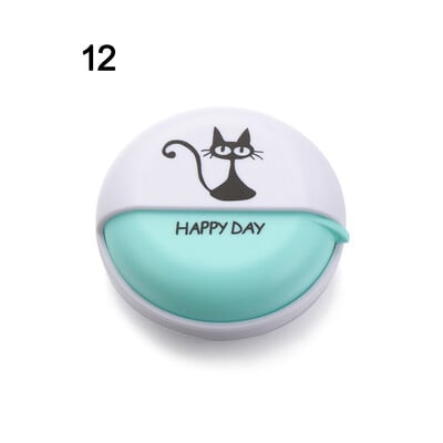 Carcasă pentru căști cu imprimare pentru pisici, 1 buc, organizator de cabluri multifuncțional, stocare rotativă, linie de date de protecție, cutie rotundă, acces pentru căști