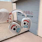 Корея Y2K анимационен сладък забавен калъф за слушалки Airpods Max Прозрачен мек силиконов калъф за слушалки Airpods Max защитно покритие