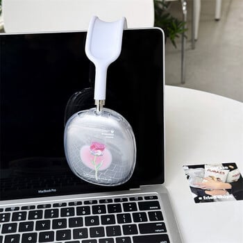 INS Rose Butterfly Protective Case for Apple Airpods Max Θήκη ακουστικών Clear Soft Silicone Headphone For Airpods Max Accessories