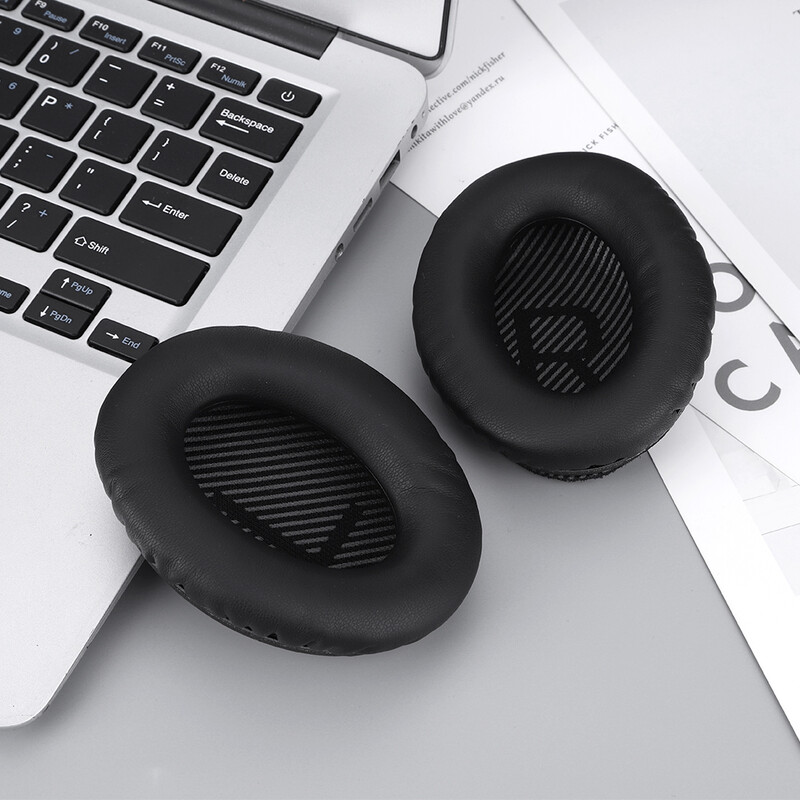 Zamjenski jastučići za uši Jastučići za slušalice od meke proteinske kože Jastučići za uši od memorijske pjene za Bose QuietComfort QC25 QC15 QC35
