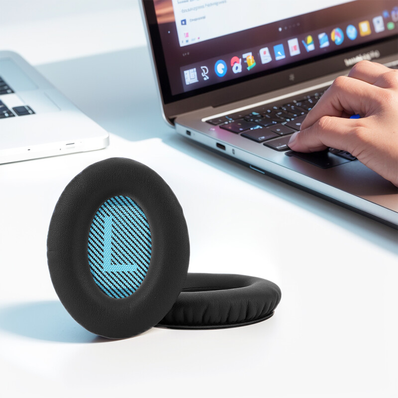 Zamjenski jastučići za uši s mekim kožnim jastučićima za uši od memorijske pjene visoke gustoće za Bose QuietComfort 15 QC15 QC25 QC2 QC35 AE2