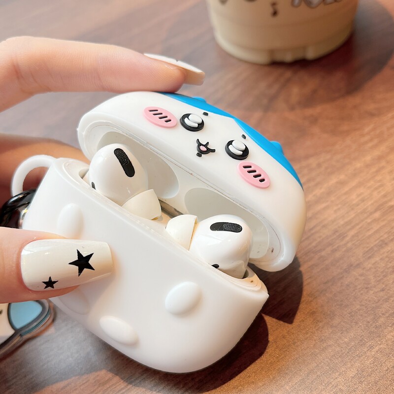 Калъф за слушалки Chiikawa Kawaii, анимационен герой Usagi, защита срещу падане, кутия за зареждане с Bluetooth, Airpods 4, 2, 3, 1, Pro , Pro2